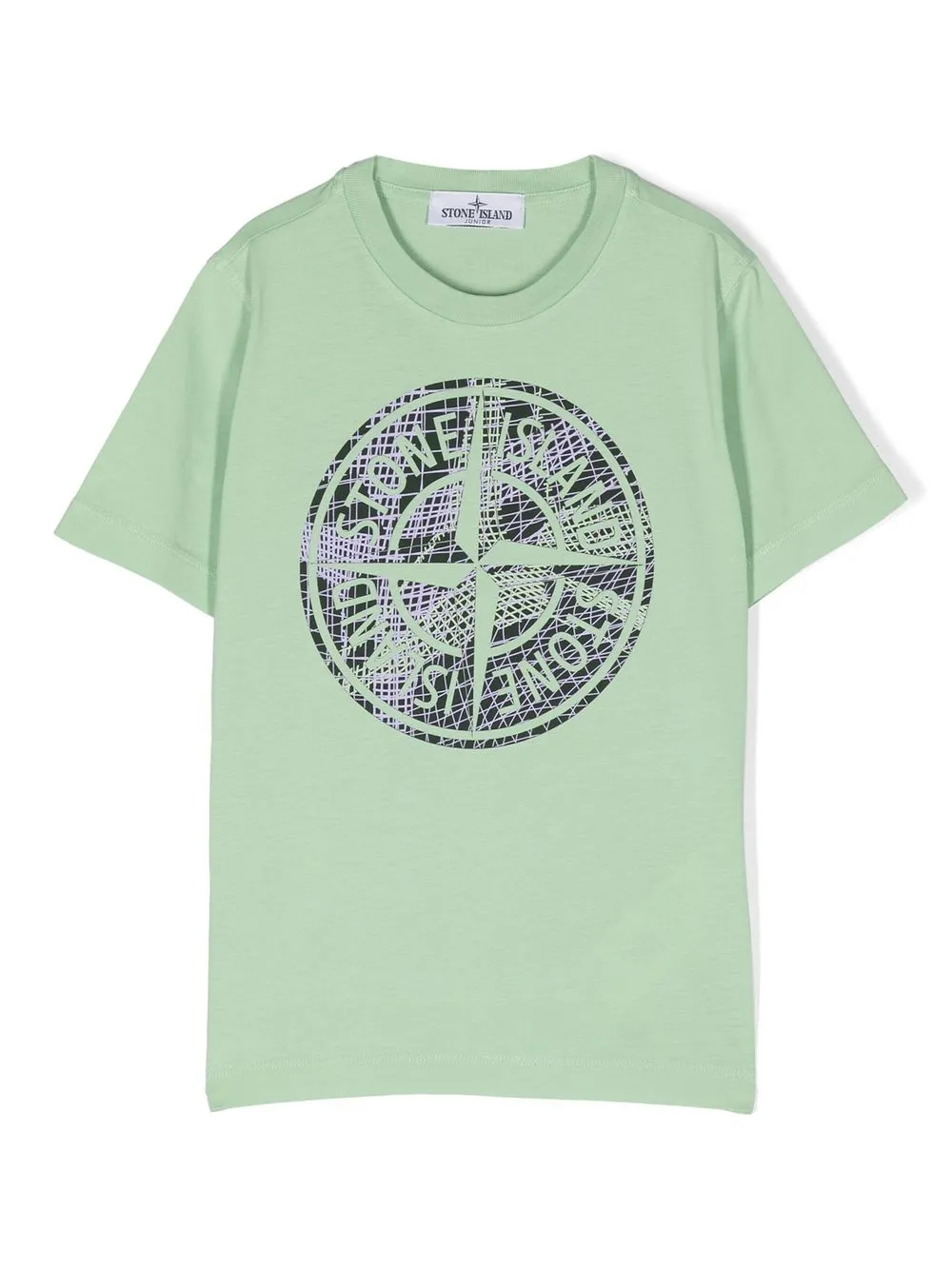 

Stone Island Junior Compass-print cotton T-shirt - Green