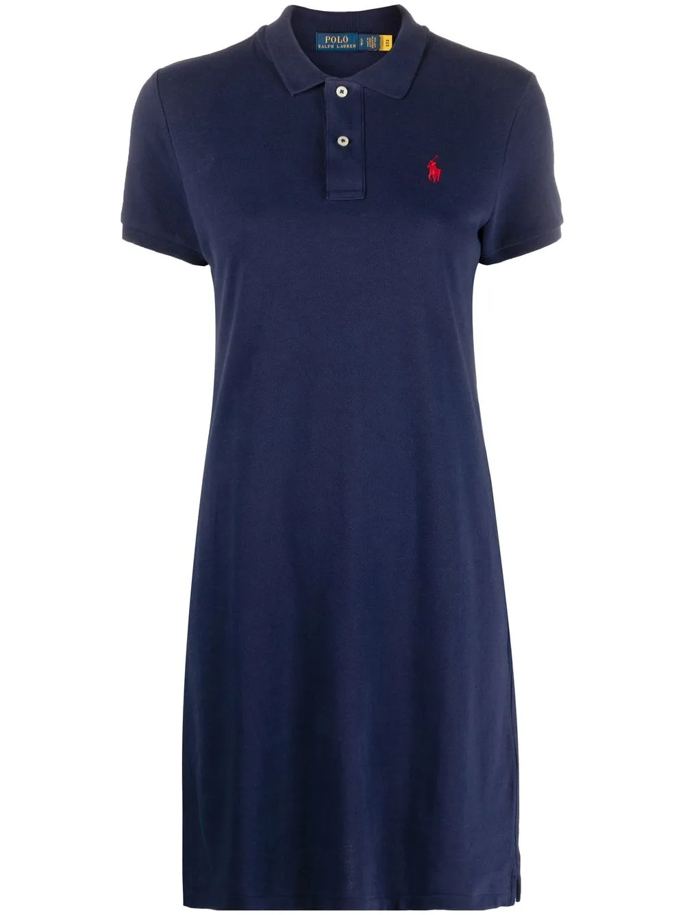 polo ralph lauren robe polo pony à manches courtes - bleu