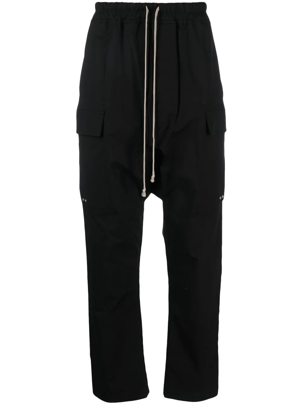 

Rick Owens drawstring cargo trousers - Black