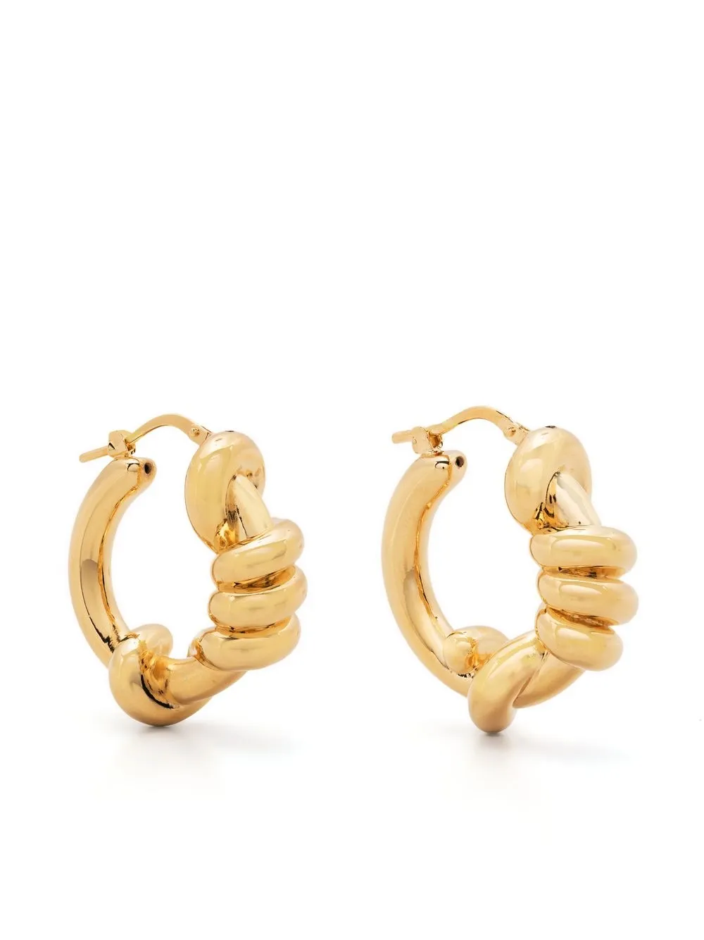 

Jil Sander chunky hoop earring - Gold