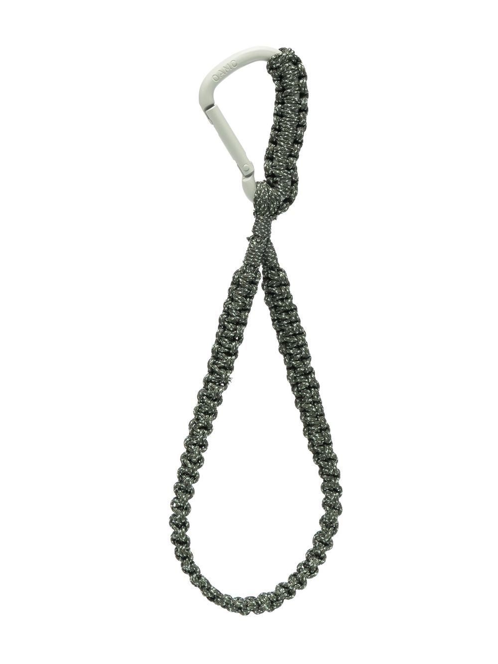 

OAMC macramé carabiner keychain - Green