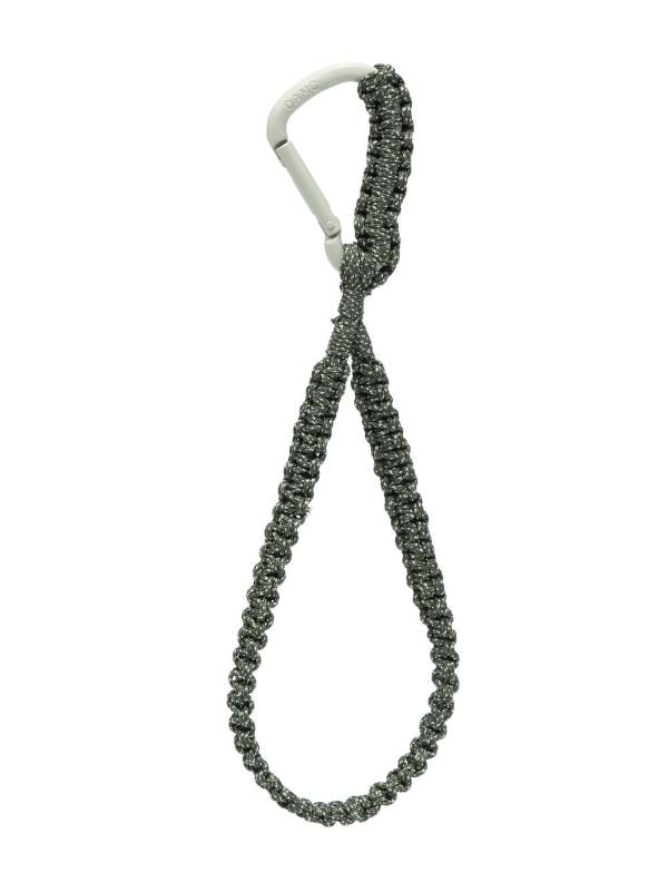 macramé carabiner keychain