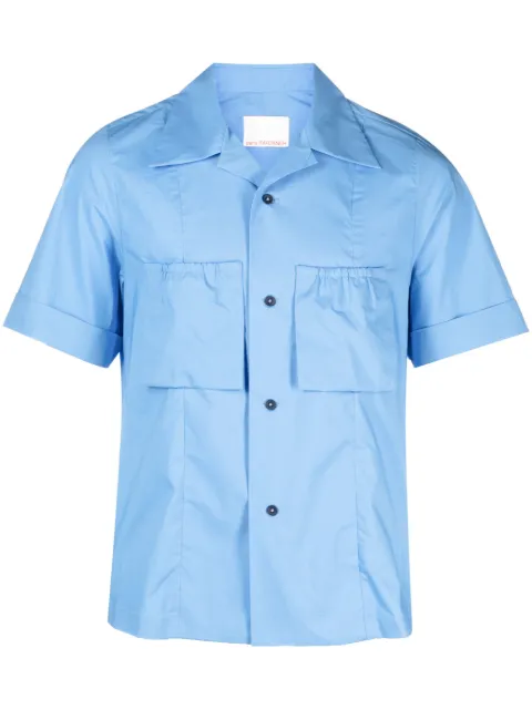 Paria Farzaneh chest-pocket short-sleeve shirt