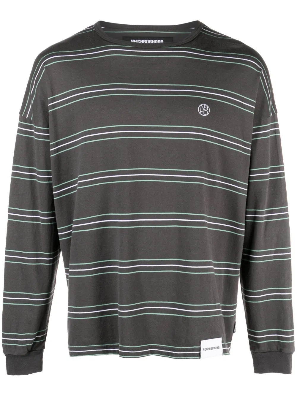 Neighborhood stripe-detailing Cotton Sweatshirt - Farfetch