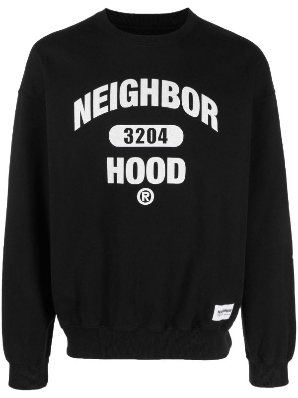 Neighborhood logo-print College Sweatshirt - Farfetch