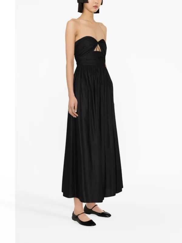Cotton bandeau top maxi dress