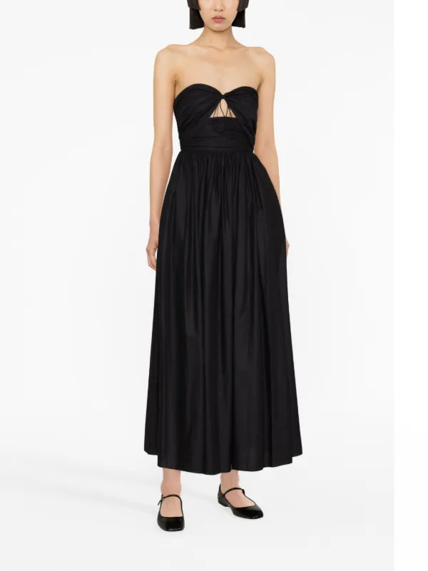 Ruched clearance cotton dress
