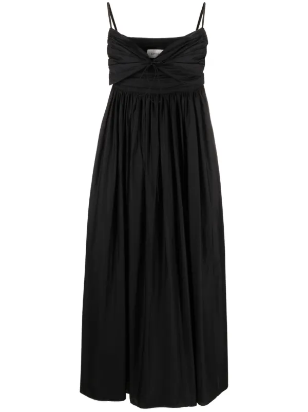 Matteau Bandeau Ruched Cotton Dress Farfetch
