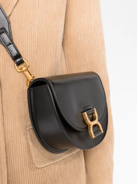 Chloé mini Marcie leather shoulder bag CHC23AP847K82001 - 2