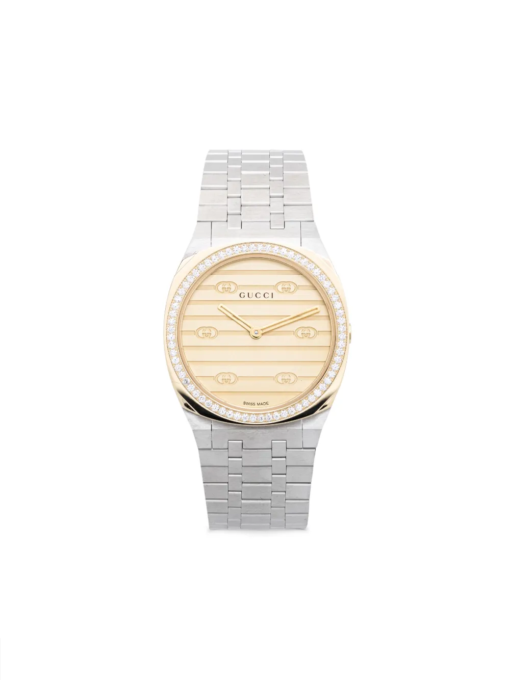 Gucci 25H's 30mm 腕時計 - ゴールドトーン Gucci 25H's 30mm 腕時計 - ゴールドトーン