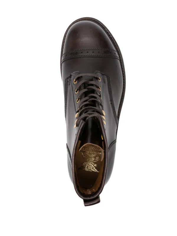 Ralph Lauren RRL Bowery lace-up Leather Boots | Brown | FARFETCH