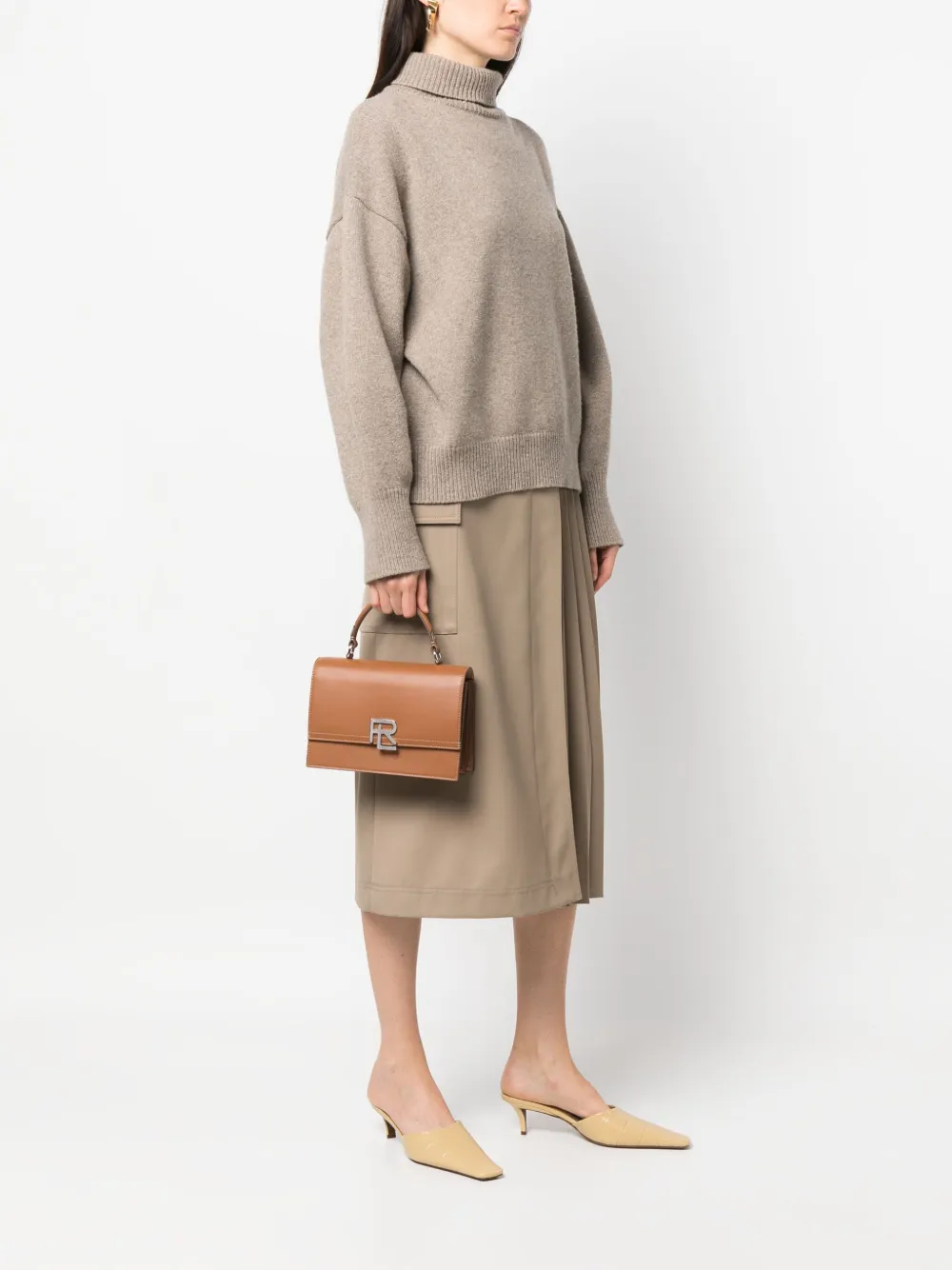 Ralph Lauren Collection Top Handle Bag - Bruin