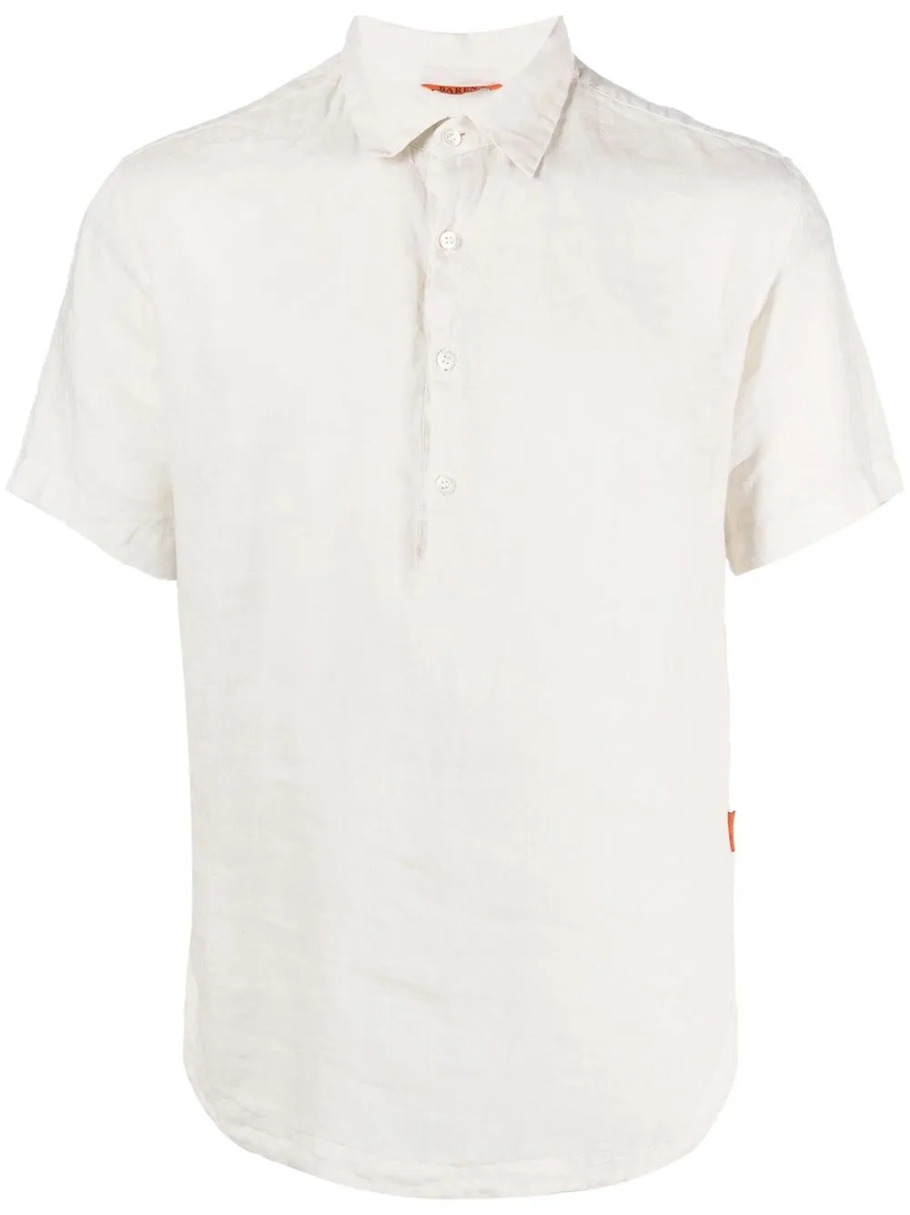 

Barena short-sleeved linen shirt - White