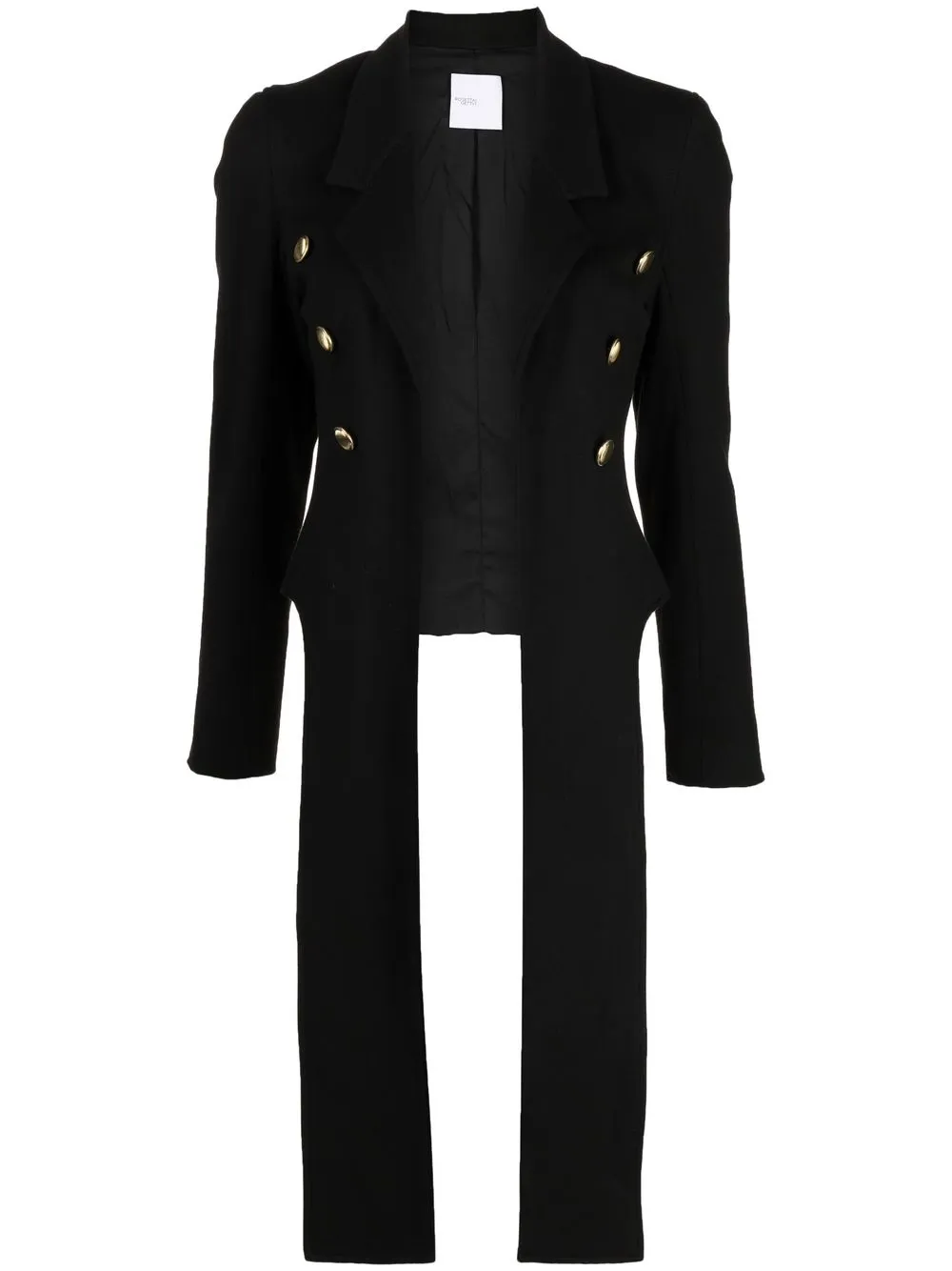 Rosetta Getty wrap-front blazer - Black