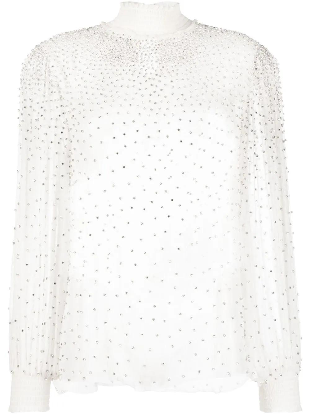 

Retrofete Ava crystal-embellished blouse - White