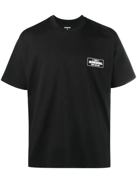 Neighborhood logo-print cotton T-shirt