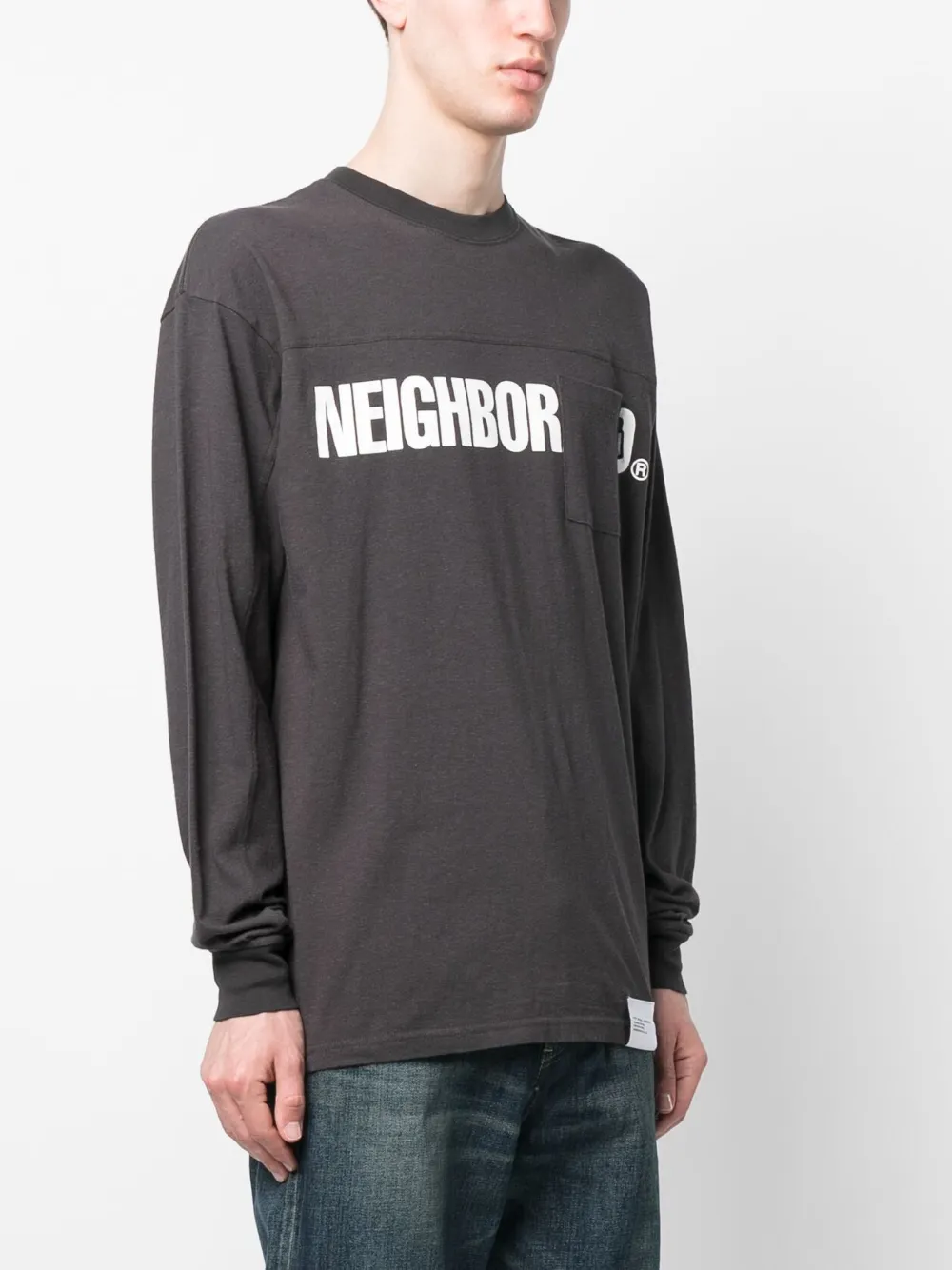 Neighborhood logo-print Crew Neck Sweatshirt - Farfetch