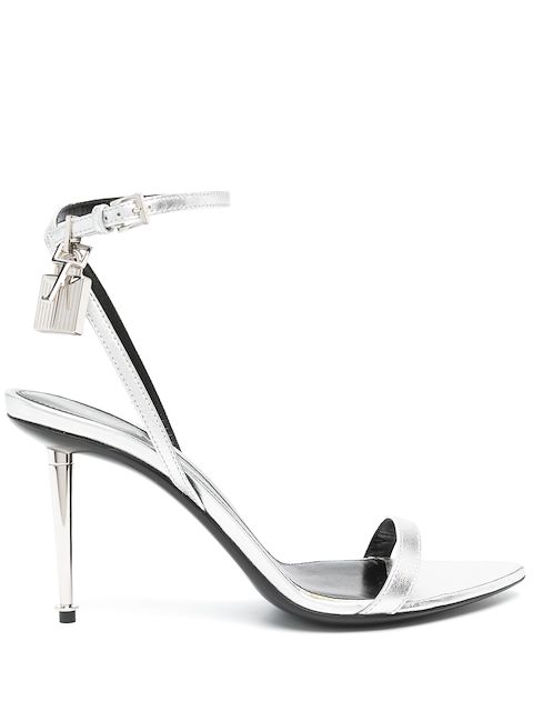 TOM FORD Padlock leather sandals