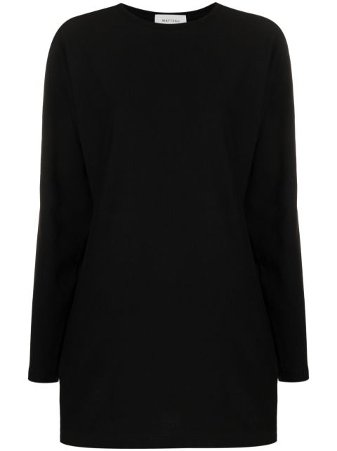 Matteau long-sleeve sweatshirt minidress