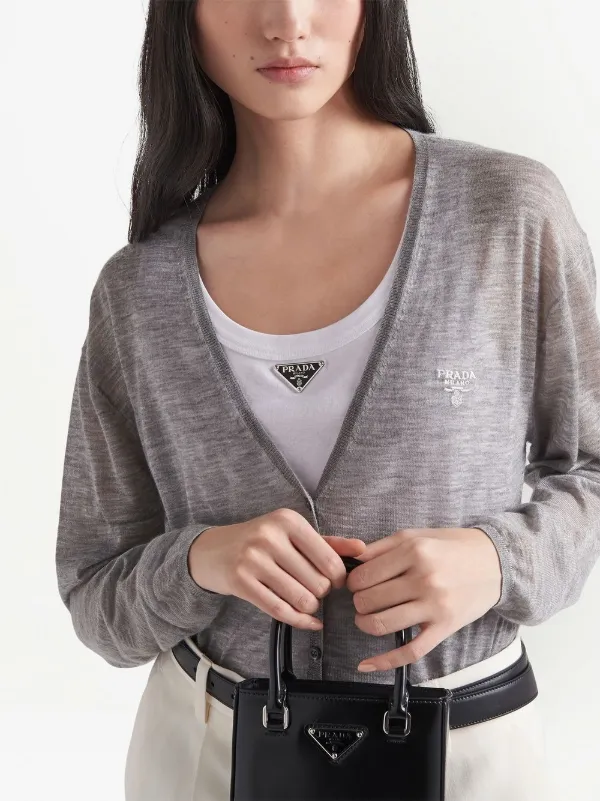 ☆Prada☆カーディガン カシミア/シルク Prada カシミアシルク