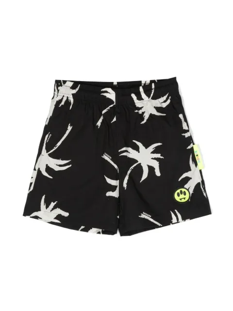 Barrow kids graphic-print elasticated shorts