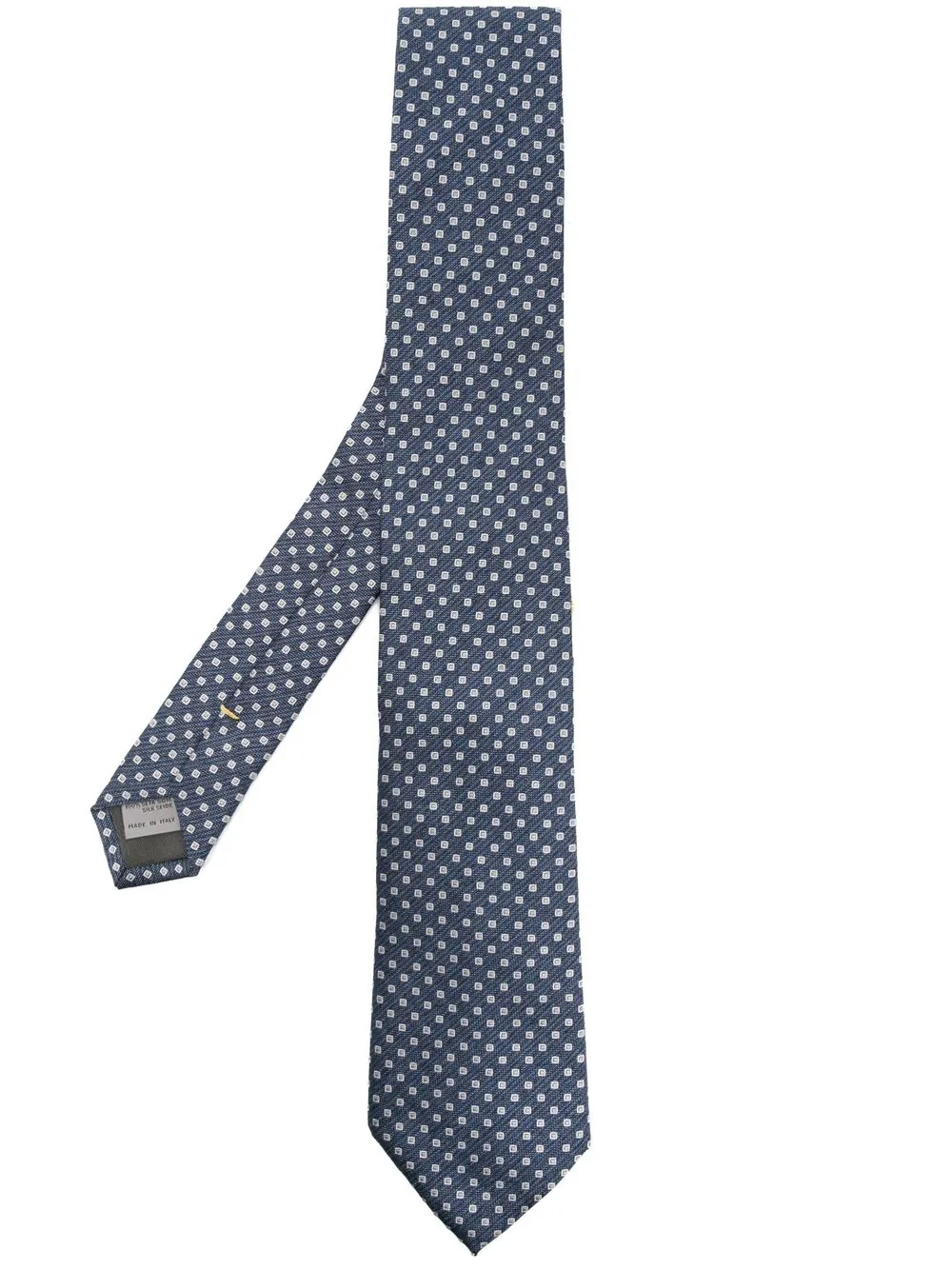 

Canali polka-dot silk tie - Blue