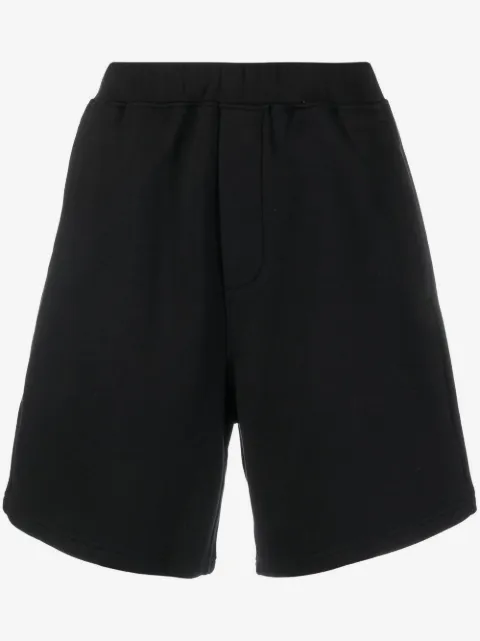 DSQUARED2 knee-length cotton track shorts