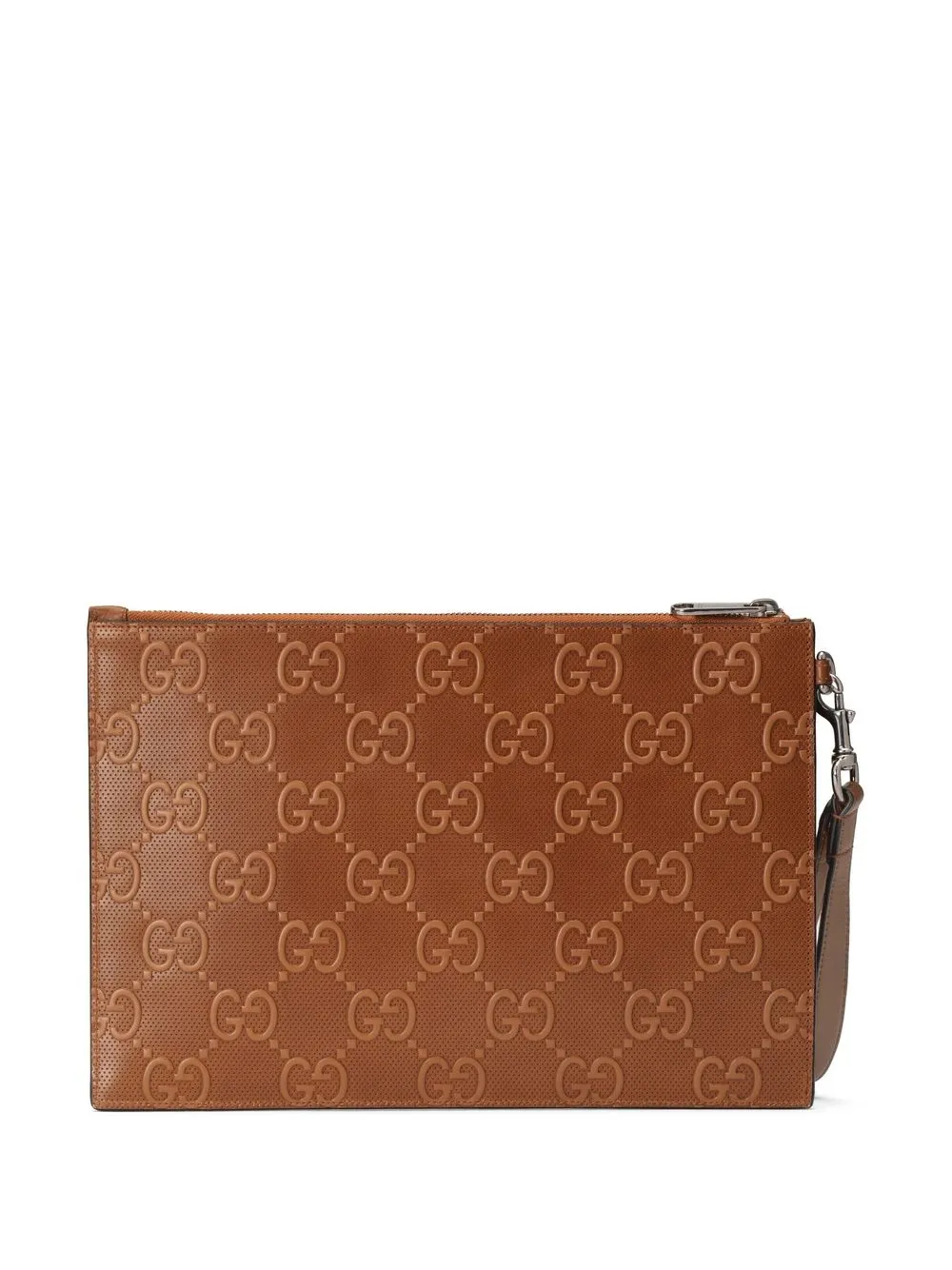 Gucci Leren buidel - Bruin