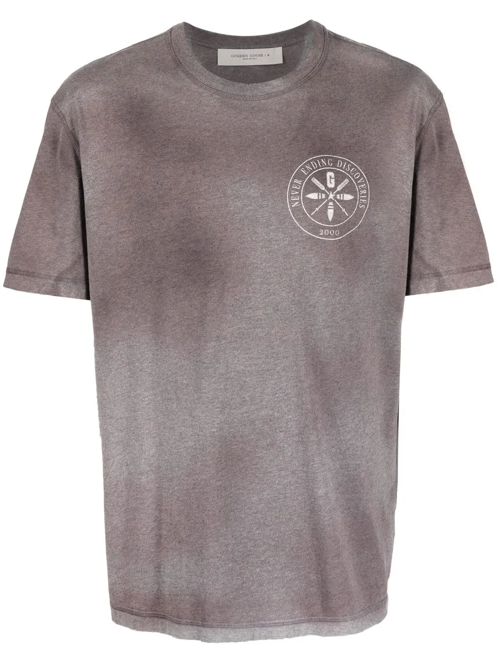 

Golden Goose graphic-print cotton T-shirt - Purple