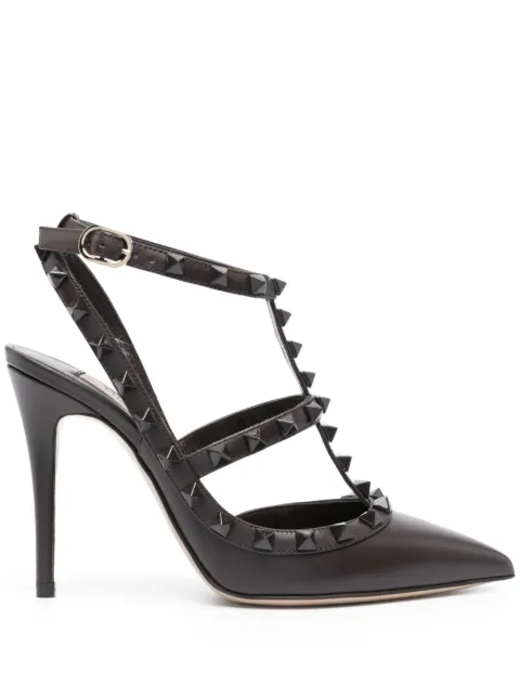 Valentino Garavani 락스터드 포인티드 토 펌프스 100mm