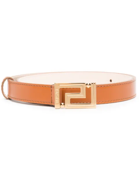 Versace Cinto Greca Godess de couro