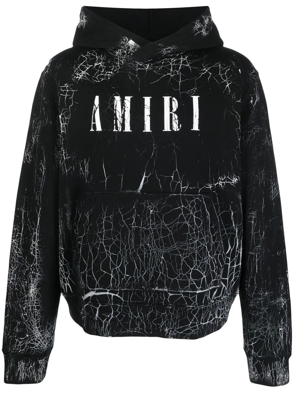 

AMIRI logo-print pullover hoodie - Black