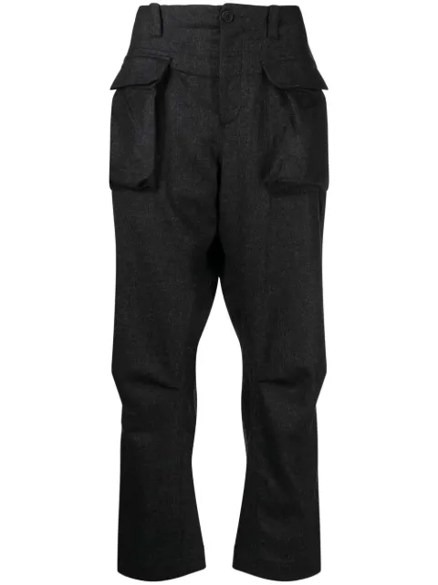 The Power For The People pantalones con bolsillos y solapa