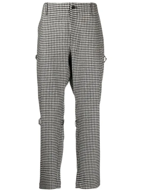 The Power For The People pantalones tapered con motivo pied de poule