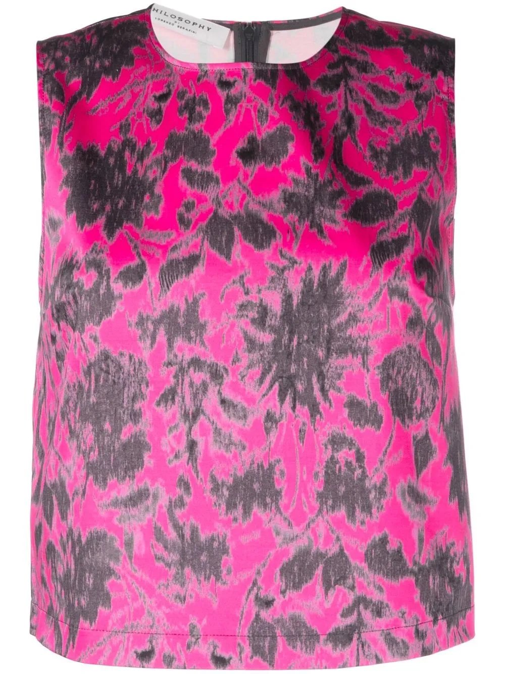 

Philosophy Di Lorenzo Serafini floral-print sleeveless top - Pink