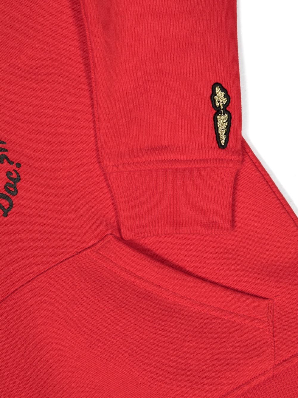 Shop Bosswear Bugs Bunny Print Hoodie In Red
