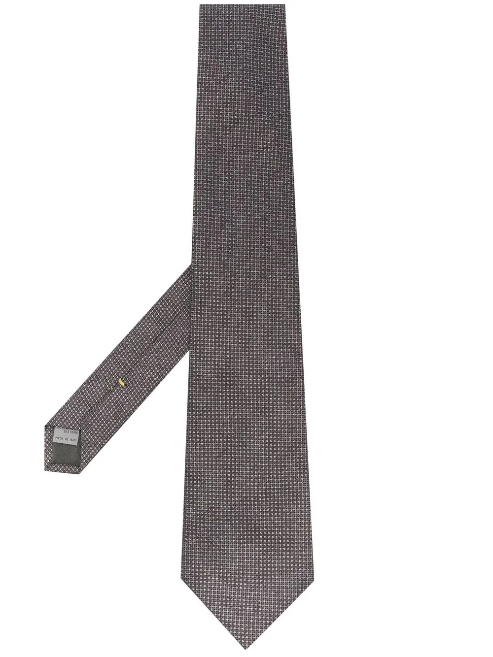 

Canali metallic check-pattern silk tie - Blue