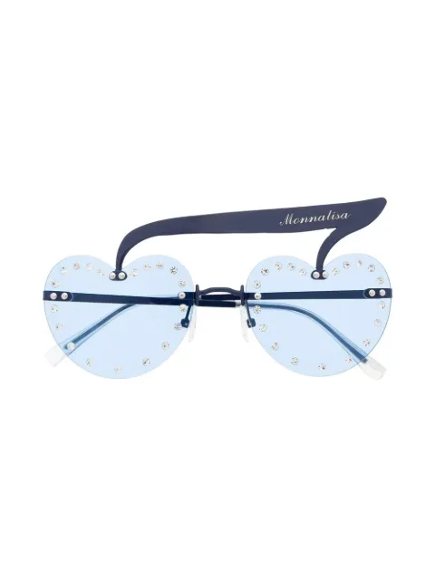 Monnalisa cherry crystal-embellished sunglasses
