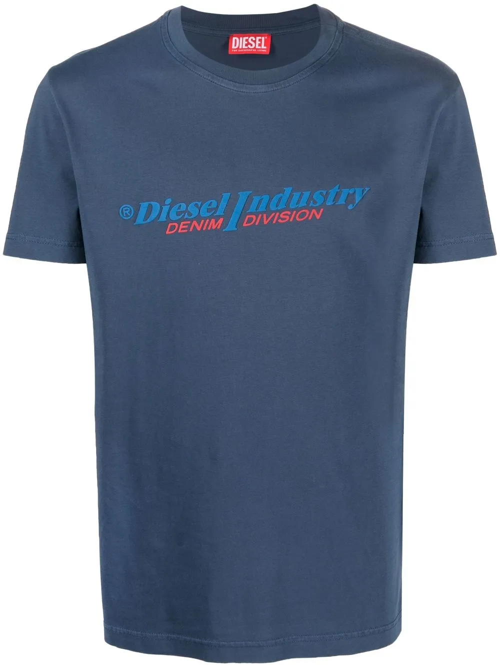

Diesel playera con logo estampado - Azul