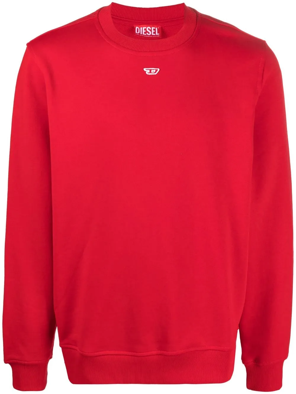 

Diesel logo-patch detail sweatshirt - Red