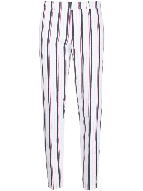 Scotch & Soda Lowry stripe-print tapered trousers