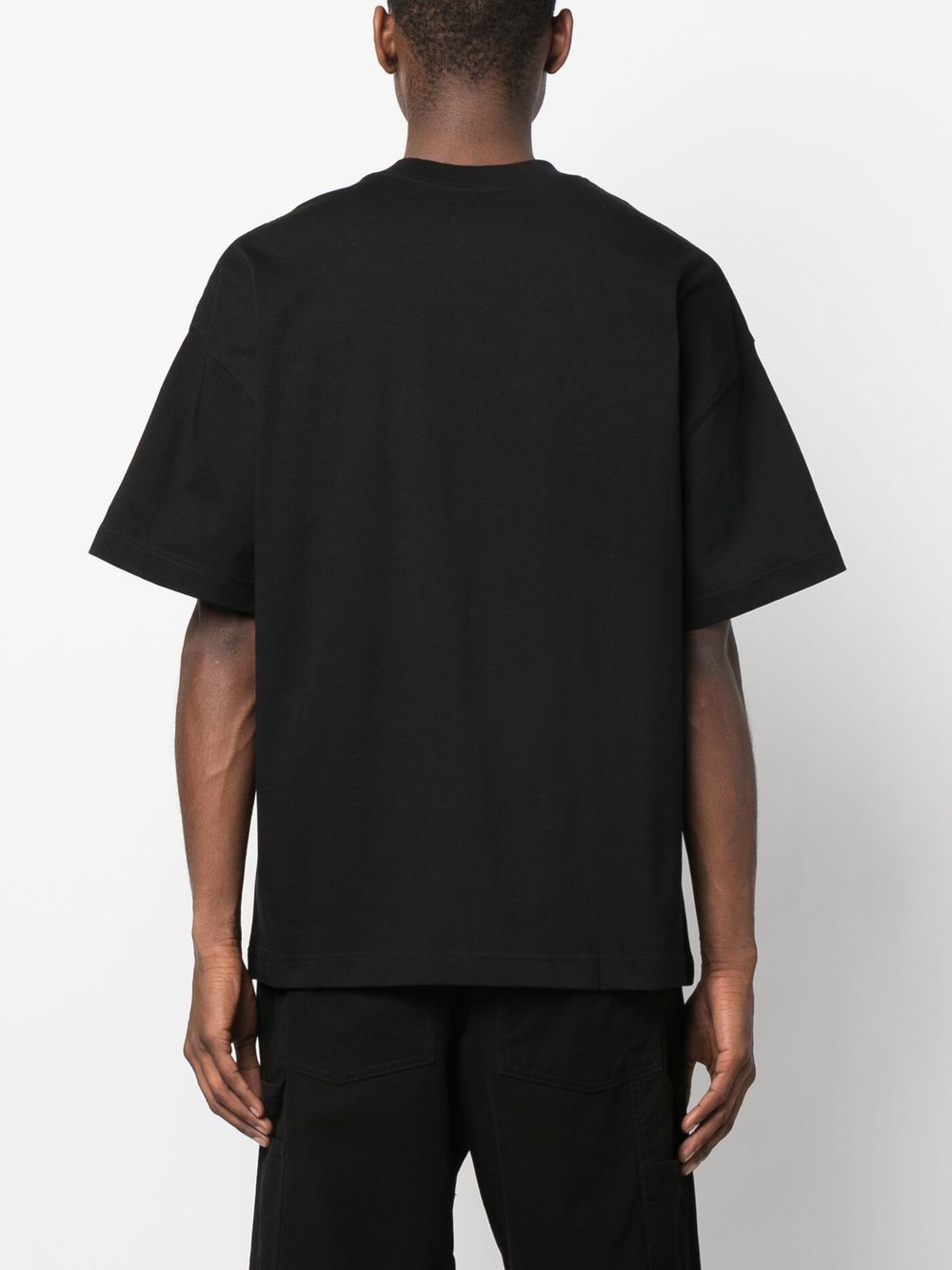 Shop Carhartt Link Script Organic Cotton T-shirt In Black