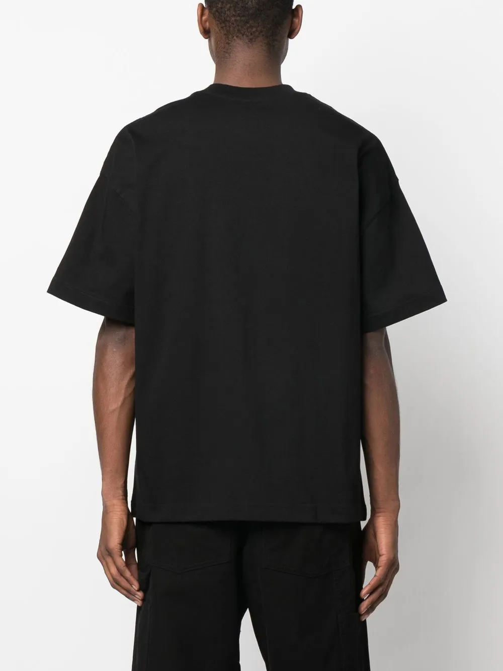 Carhartt Link Script Organic Cotton T-shirt In Black