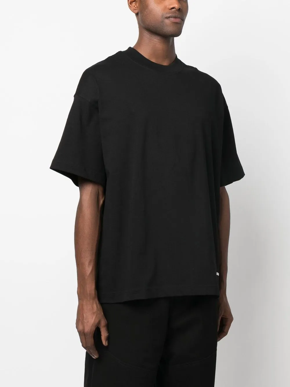 Carhartt Link Script Organic Cotton T-shirt In Black