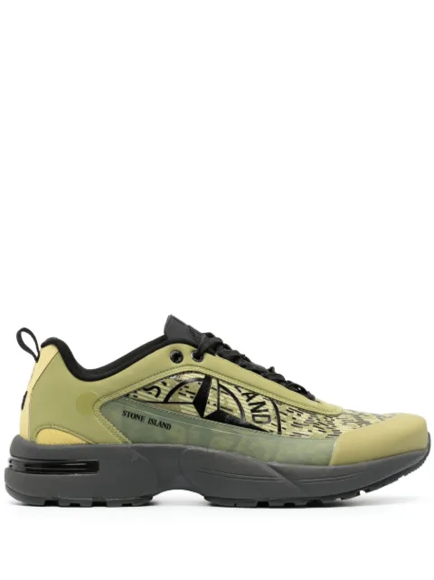 Stone Island - Compass-motif low-top sneakers