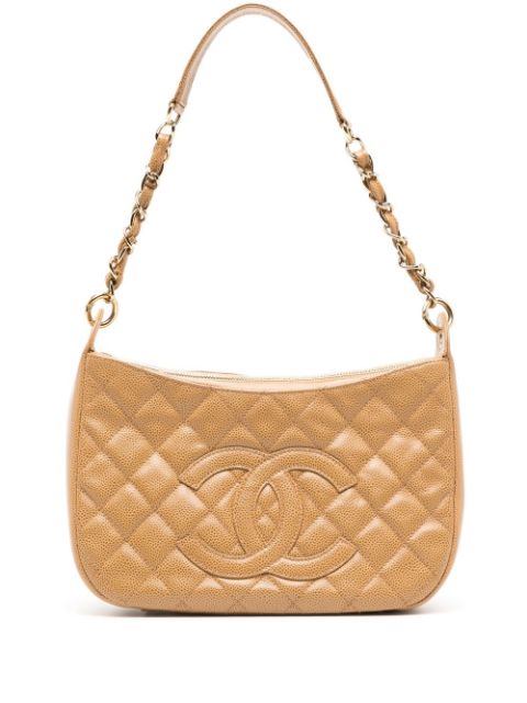 HOT SALE CHANEL 2002 quilted shoulder bag Women