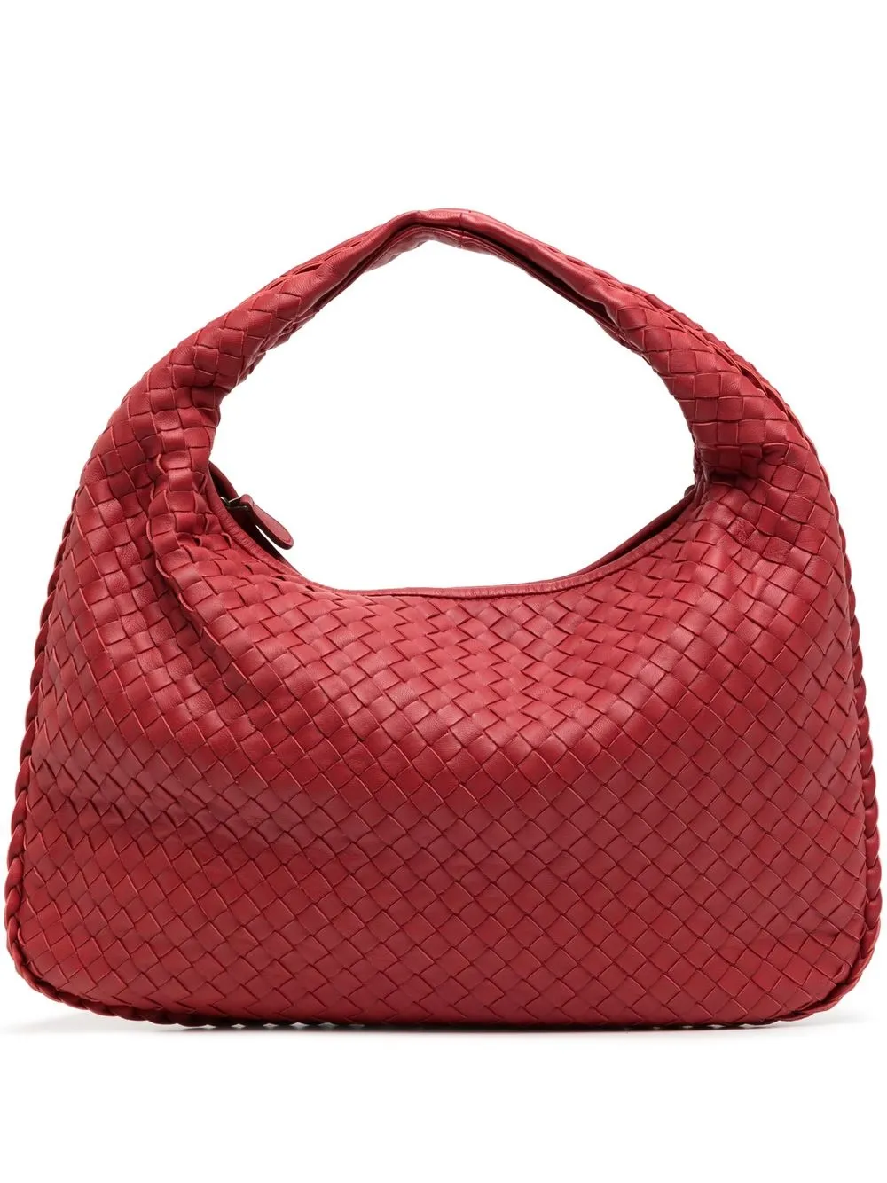 

Bottega Veneta Pre-Owned 2000s Intrecciato zipped handbag - Red