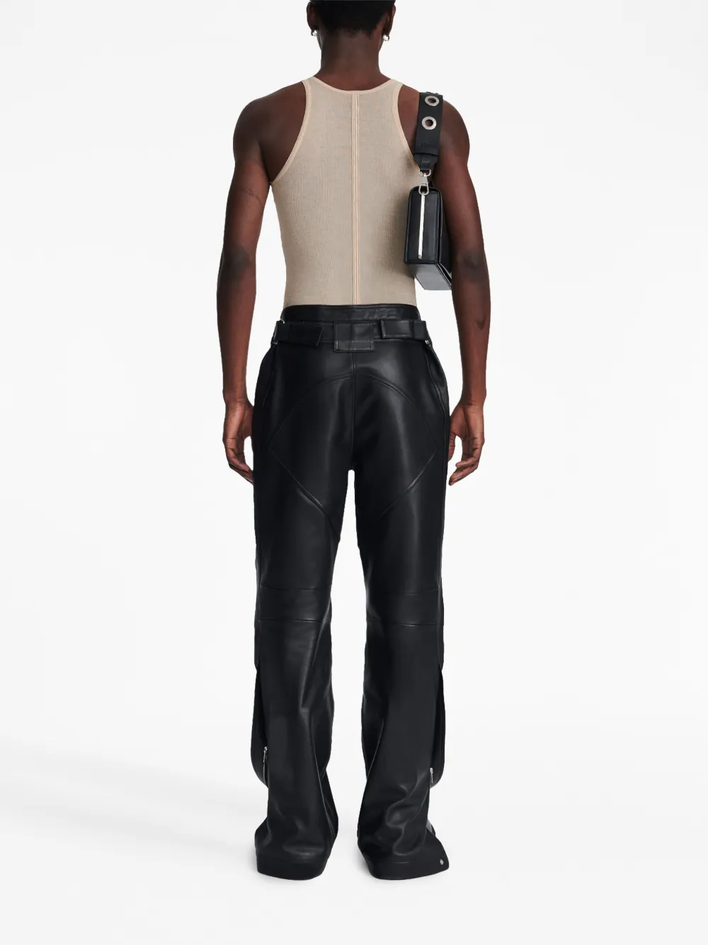 Dion Lee Round-neck Sleeveless Tank Top In Sand