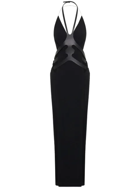 Dion Lee Vestido longo com vazado