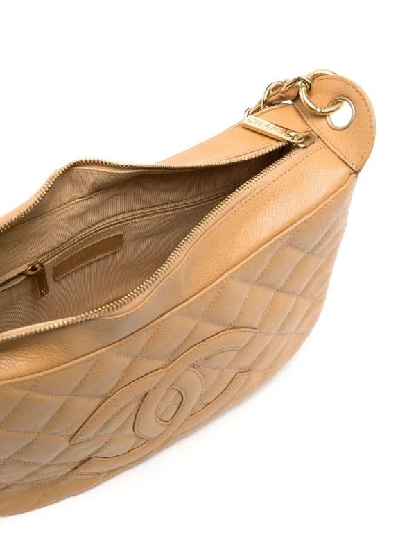 CHANEL Pre-Owned 2005 キルティング ショルダーバッグ | ブラウン 